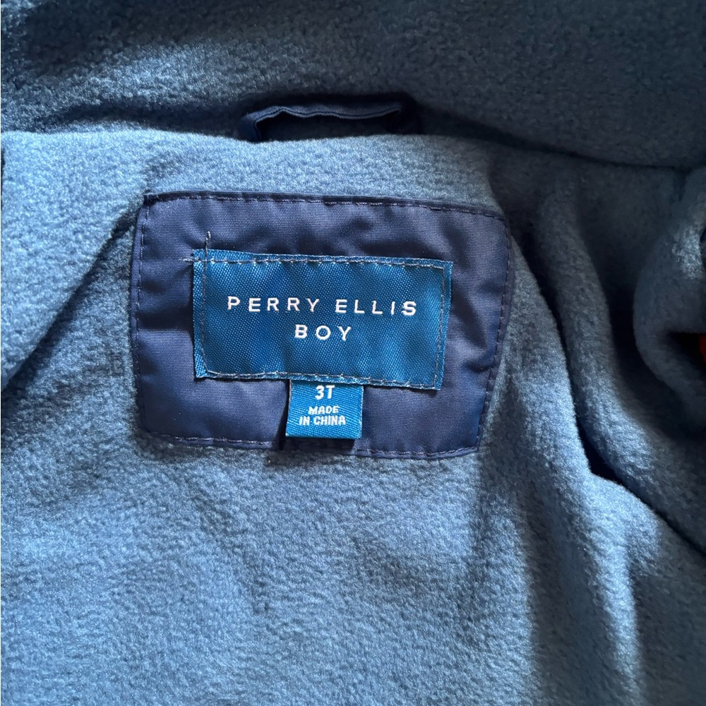 NWT Perry Ellis Boy Color-Blocked Hooded Jacket - Picture 7 of 10
